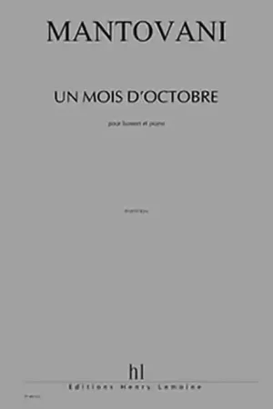 Bien noté | Lemoine Mantovani - Un Mois D'octobre - Basson et Piano