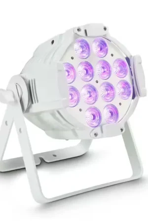 Envoi rapide | Cameo Studio Par 64 Can Rgbwa + Uv 12 W Wh - Projecteur Par 12 Led Rgbwa + Uv 12 W Boîtier Blanc
