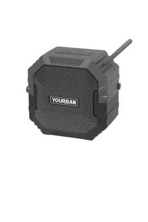 Bon plan | Yourban Getone 15 Grey - Enceinte Nomade Bluetooth Compacte Gris