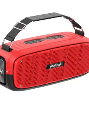 Liquidation - Yourban Getone 60 Red - Enceinte Nomade Bluetooth Compacte Rouge