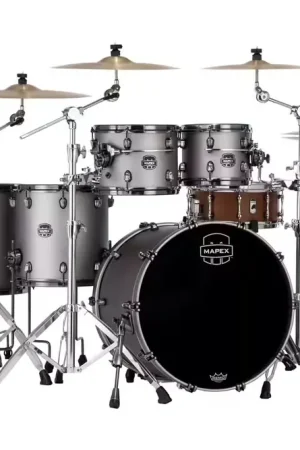 Tout juste disponible - Mapex Saturn Evo Studio 22 Gun Metal Grey
