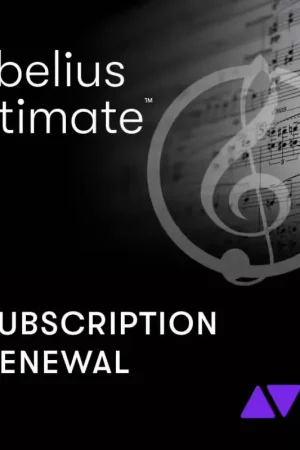 Avid Sibelius Ultimate Renewal 1Y - Qualité supérieure