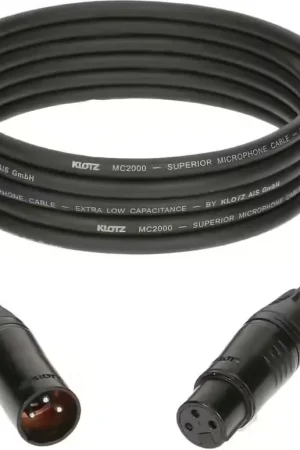 Nouveauté - Klotz M2 Mic Cable Noir 10M