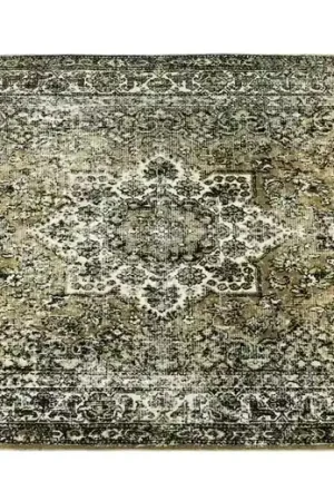 Fin de série - Drum N Base Tapis Vintage Persian 1.30 X 0.90M Antidérapant - Green