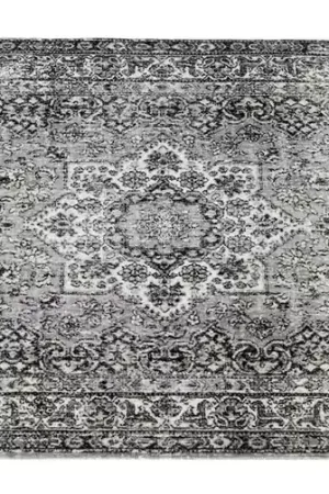 Drum N Base Tapis Vintage Persian 1.30 X 0.90M Antidérapant - Grey - Cette semaine uniquement