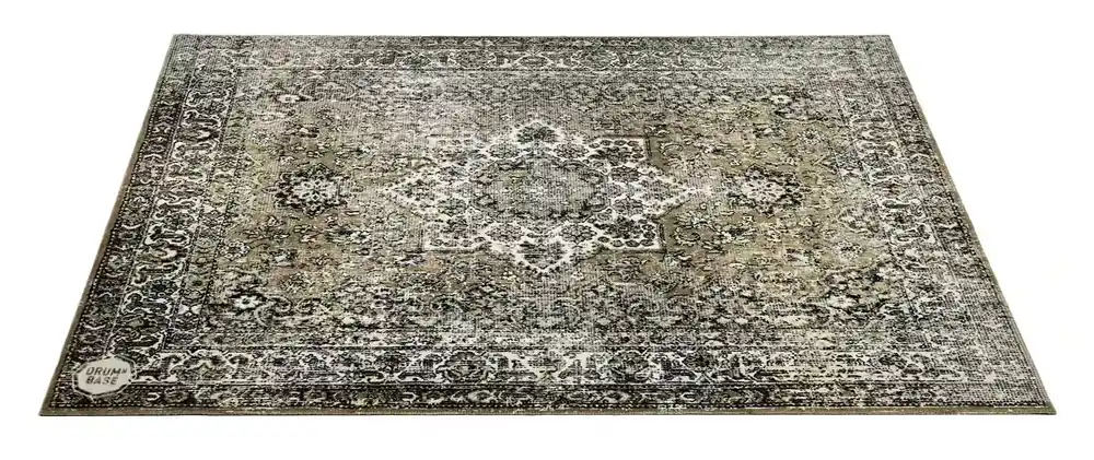 Drum N Base Tapis Vintage Persian 1.85 X 1.60M Antidérapant - Green | Bon plan