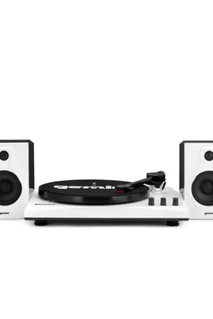 Disponible | Gemini TT-900BW - Systeme Tourne Disque Amplifie Blanc