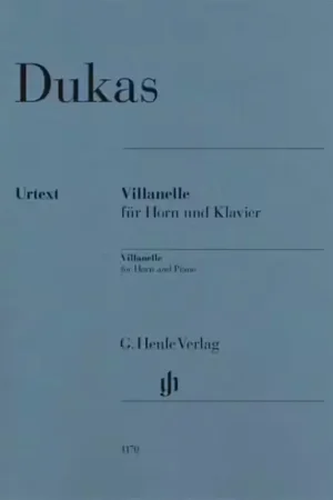 Prix imbattable - Henle Verlag Dukas Paul - Villanelle - Cor & Piano