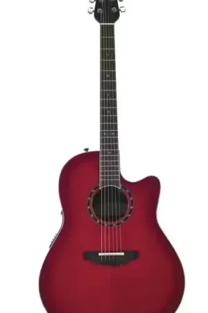 Ovation Standard Balladeer Deep Contour Cutaway Cherry Cherry Burst 2771AX-CCB-G | Best-seller