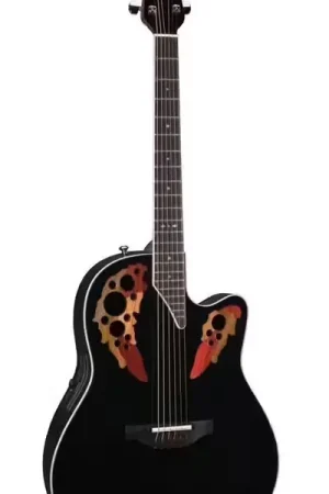Expédition immédiate | Ovation Standard Elite Deep Contour Cutaway Noir 2778AX-5-G