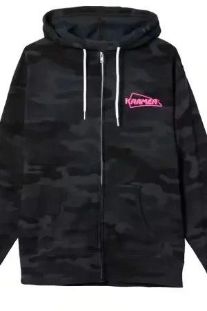 Kramer "M" Kramer Camo Fullzip Hoodie (Black) | Achetez dès aujourd'hui