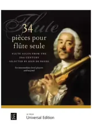 Se termine bientôt - Universal Edition 34 Pièces Pour Flûte Seule - Flute