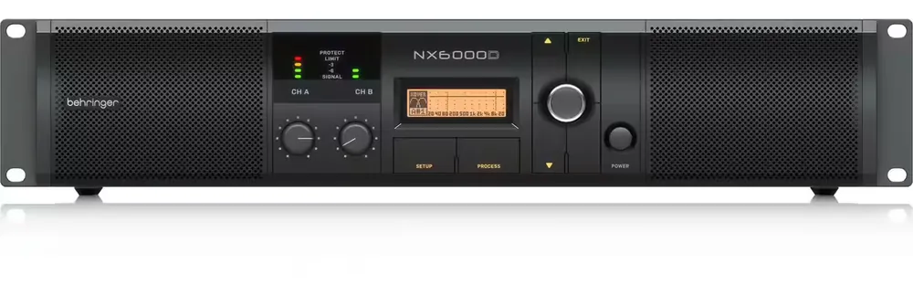 Prix promo - Behringer NX6000D - Ampli Stereo 3 000 Watts Avec DSP