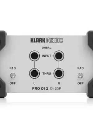 Klark Teknik Pro Di 2 Di 20P - Boite De Direct Stro Passif - Dernier arrivage