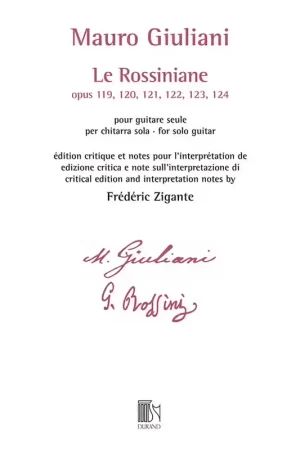 Nouveauté | Durand Giuliani Mauro - Le Rossiniane - Guitare