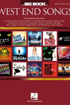 Bientôt épuisé | Hal Leonard The Big Book Of West End Songs - PVG