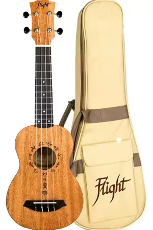 Prix malin - Flight Flight: DUS371 Soprano Ukulele - African Mahogany