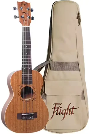 Flight Flight: DUC323 Mahogany Concert Ukulele (With Bag) - Très demandé
