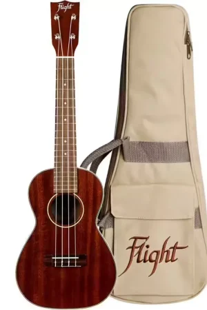 Flight Muc-2 Heritage All Solid Concert Ukulele - En stock