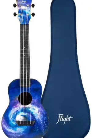 Flight TUC40 Travel Concert Ukulele - Space - Déstockage