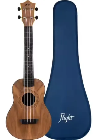Promotion | Flight Tuc50 Travel Concert Ukulele - Walnut