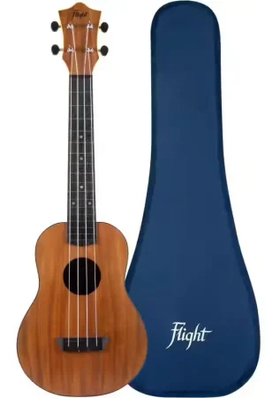 Flight Tuc55 Travel Concert Ukulele - Acacia - Qualité professionnelle