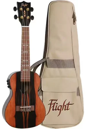 Flight Concert Electro-Acoustic Ukulele With Bag - Promo exceptionnelle