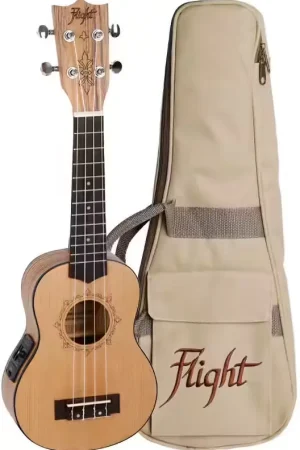 Flight DUS320CEQ Soprano Electro-Acoustic Ukulele - Très apprécié des clients