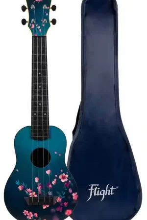 Flight TUSL32 Long Neck ABS Travel Uke - Sakura | Soldes