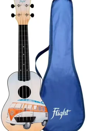 Flight TUS25 ABS Travel Ukulele Bus/Campervan - Bien noté