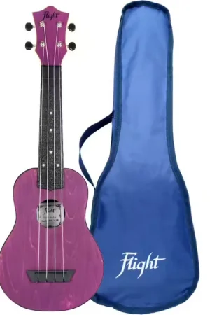 Flight Tus35 Travel Ukulele Purple - Super offre
