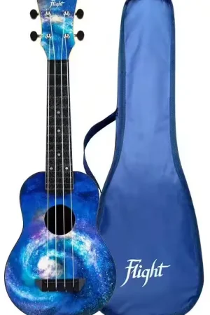 Vente flash - Flight TUS40 ABS Travel Ukulele - Space