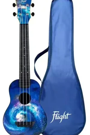 Retour facile - Flight TUSL40 ABS Long Neck Travel Ukulele - Space