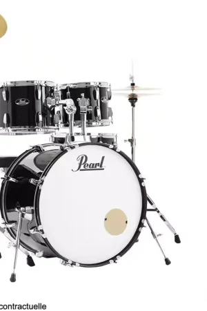 Pearl Drums Roadshow Stage 22 Pack Solar Sabian Jet Black | Retour gratuit