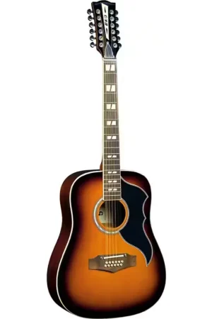 EKO Ranger Xii Eq Vintage Reissue Dreadnought Honey Burst | Expédition rapide