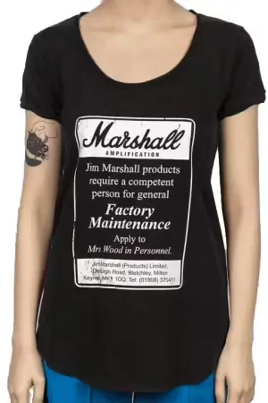 Marshall Lifestyle "S" Marshall Personnel T-shirt Femme | Meilleur prix