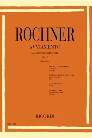 Disponible dès maintenant - Ricordi Rochner Oscar - Avviamento Pour L'etude Du Piano Vol.1