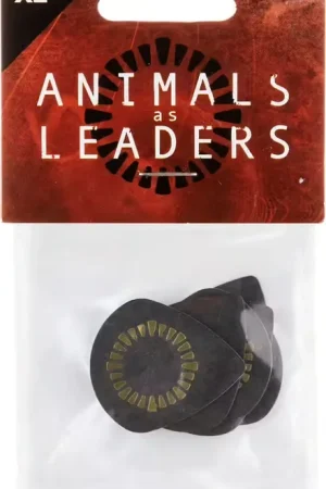 Qualité supérieure - Jim Dunlop 6 x 0,73mm Animal As Leaders Tortex Jazz III XL Noir
