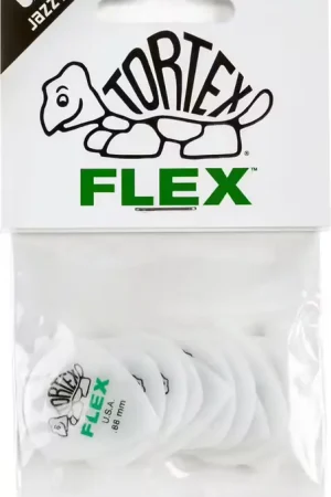 Jim Dunlop 12 x 0,88mm Tortex Flex Jazz III - Expédition rapide