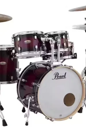 Qualité supérieure | Pearl Drums Decade Maple Fusion 20 Gloss Deep Red Burst