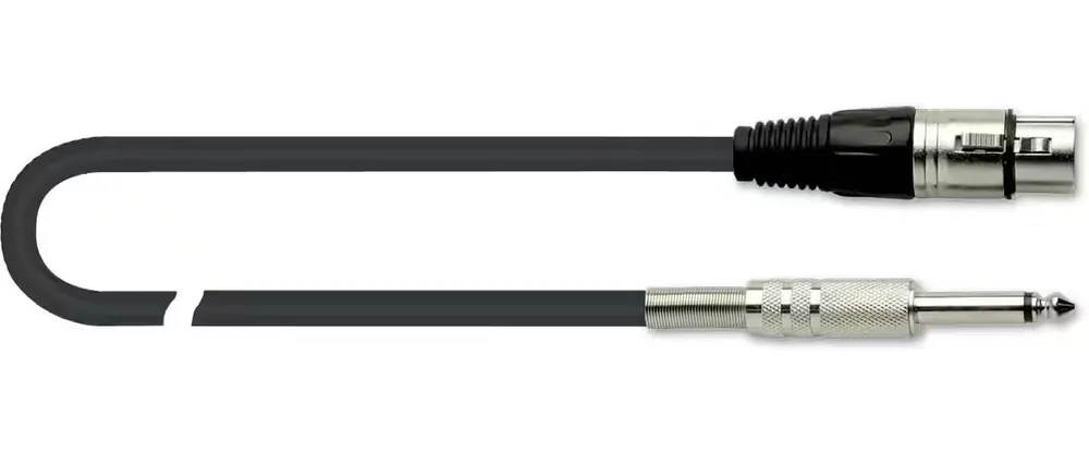 Nouveau chez nous - Quiklok MX777-9 Cable XLR Femelle - Jack Mono 9 M