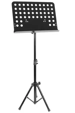 Woodbrass MU30 Pupitre Noir Orchestre Plateau | Disponible à la commande