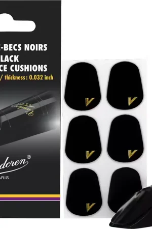 Haute qualité | Vandoren Pastilles Protège-bec Noires (X6 Pieces)