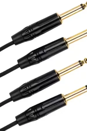 Quiklok JUSTKEY2 Cable Audio 2xjack Mono 2M | Petit prix
