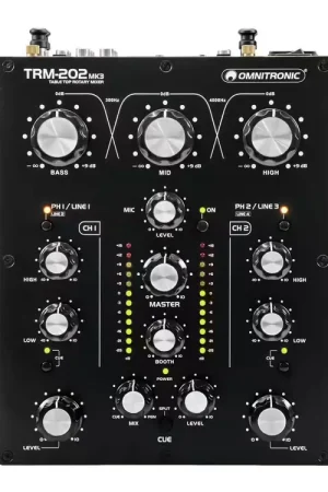 Plébiscité par les clients | Omnitronic TRM-202MK3 - Mixeur Rotatif 2 Voies