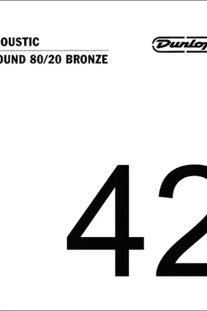 Aujourd'hui seulement - Jim Dunlop 80/20 Bronze 42 File