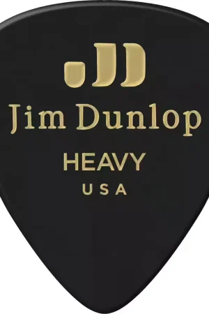 Produit phare | Jim Dunlop 12 x Heavy Genuine Celluloid Black