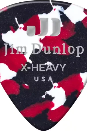 Prêt à expédier | Jim Dunlop 12 x Extra Heavy Genuine Celluloid Confetti