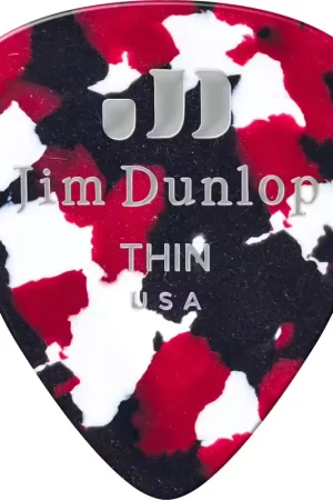 Préféré des clients | Jim Dunlop 12 x Thin Genuine Celluloid Confetti