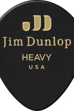 Jim Dunlop 12 x Black Teardrop Heavy - Dernières pièces